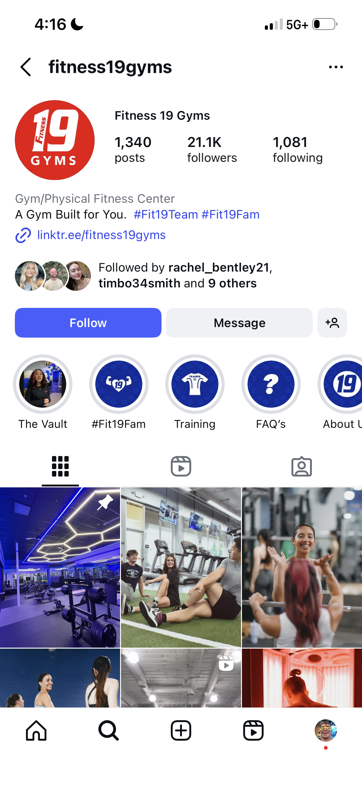 Fitness 19 Gyms